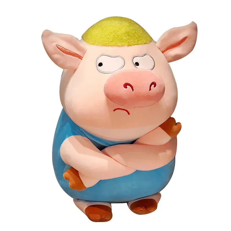 Funny Doll Drag Pig Plush Toy - Bellarte Enchanté Funny Doll Drag Pig Plush Toy